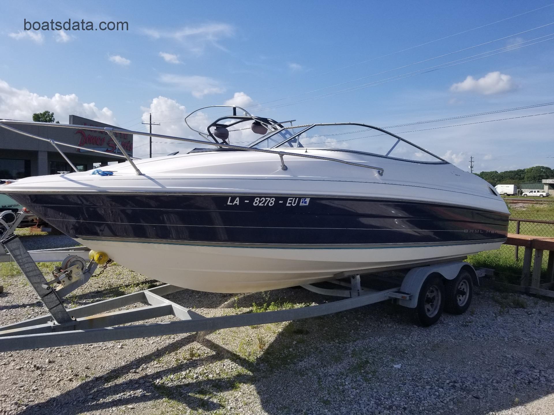 Bayliner 2352 Capri Cuddy tv detailed specifications and features
