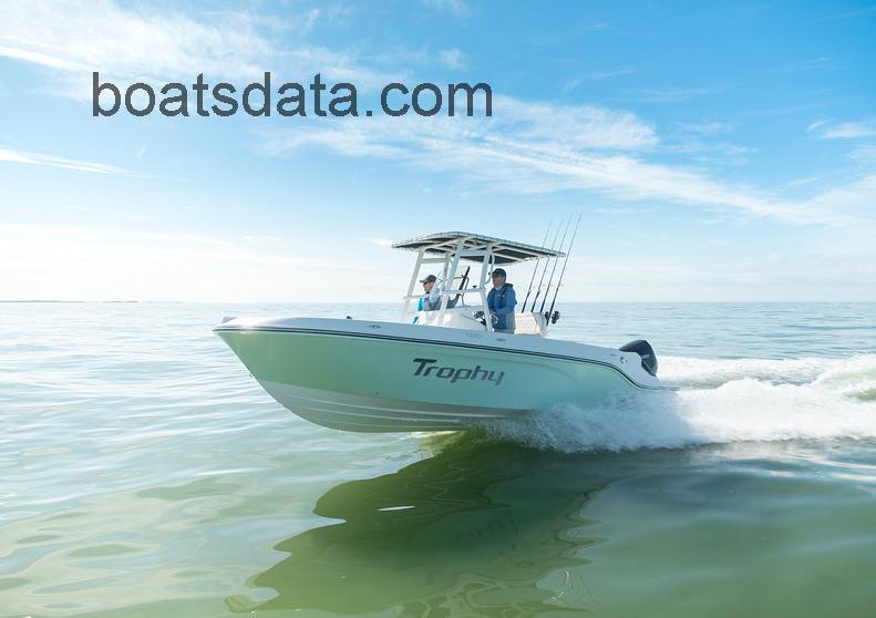 Bayliner Trophy 22CC tv detailed specifications and features