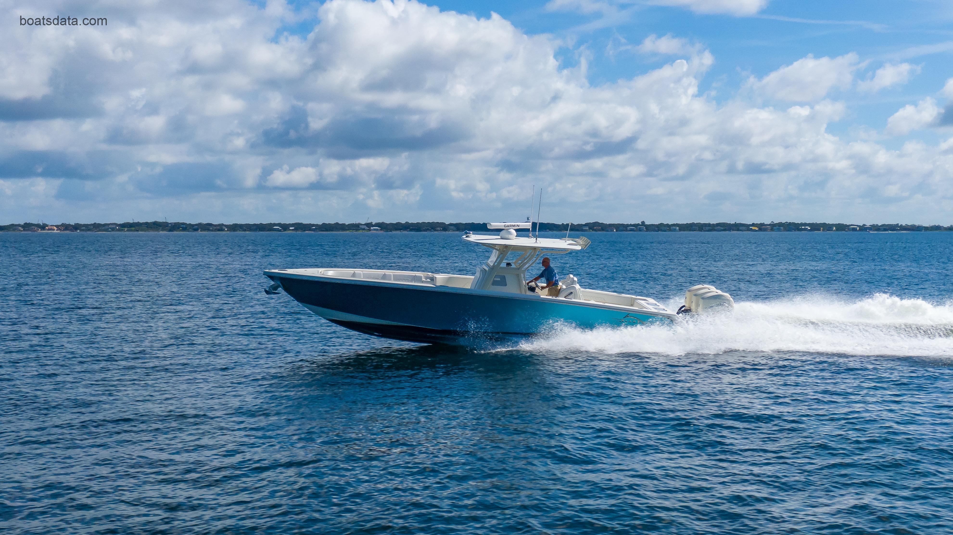 BlackWater 36 Sportfish tv detailed specifications and features