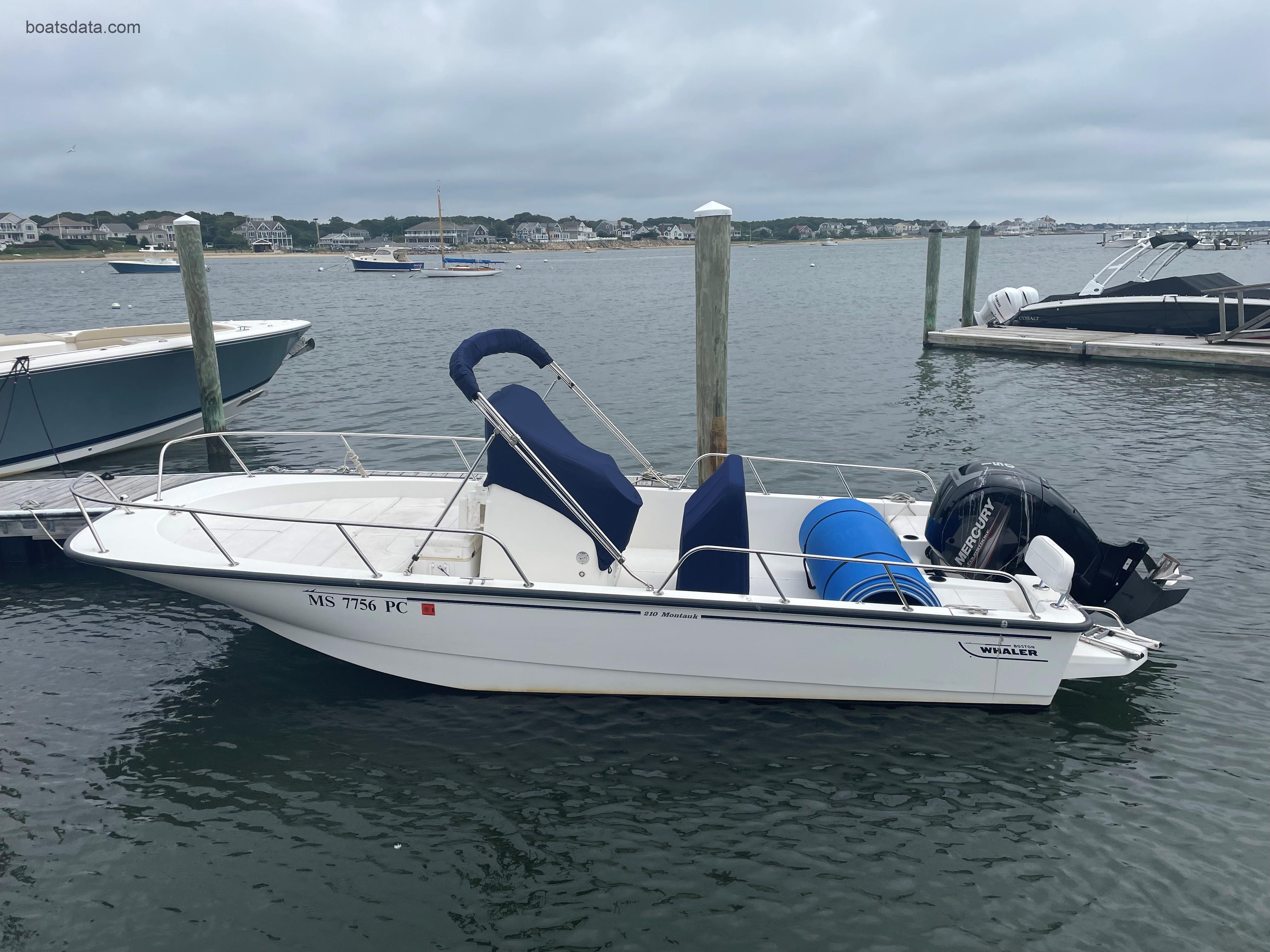 Boston Whaler Montauk 210 Technical Data 