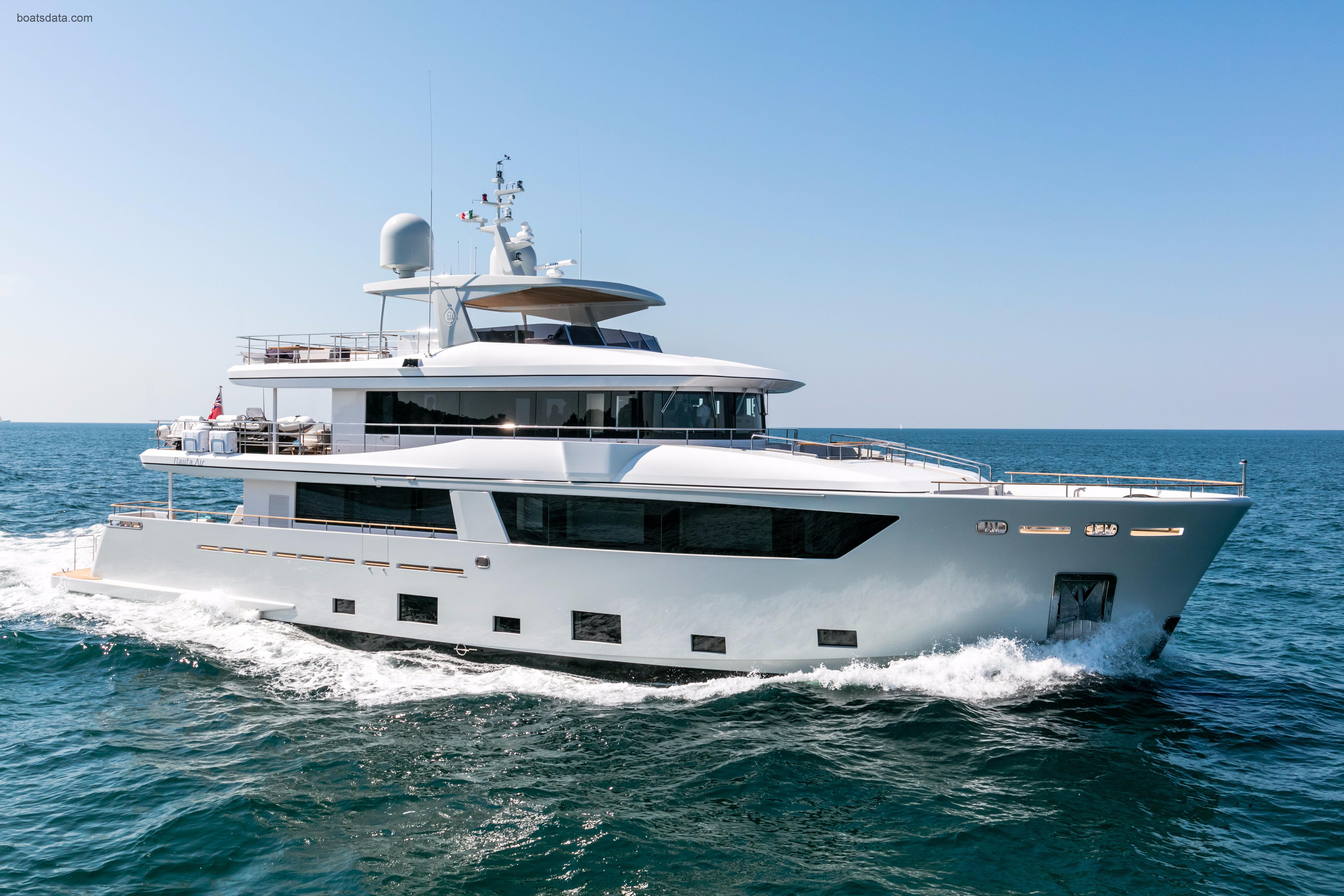 Cantiere Delle Marche Nauta Air 110 tv detailed specifications and features