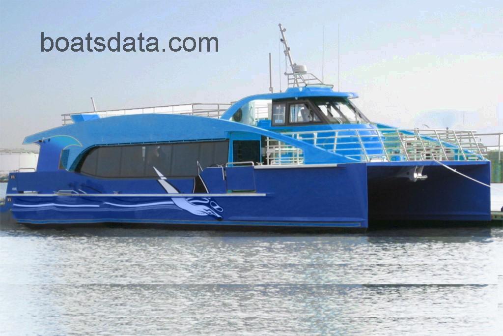 Catamaran Hi Speed 150-200 Passengers Technical Data 