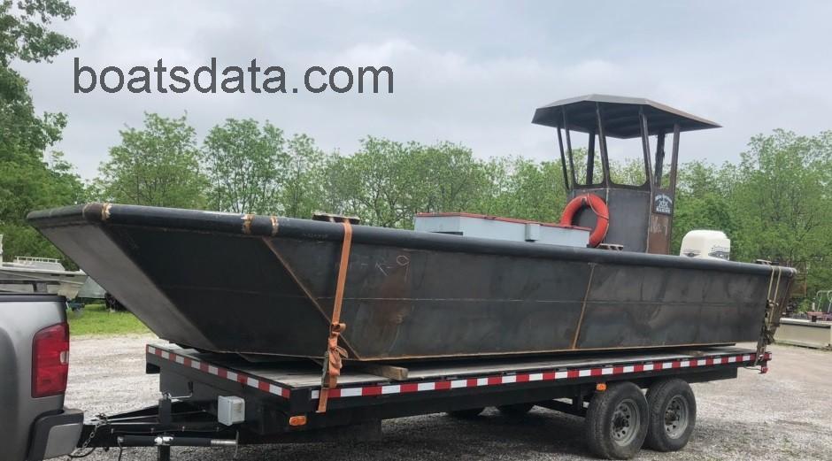Commercial 24'6 x 9' Steel Work Boat Technical Data 
