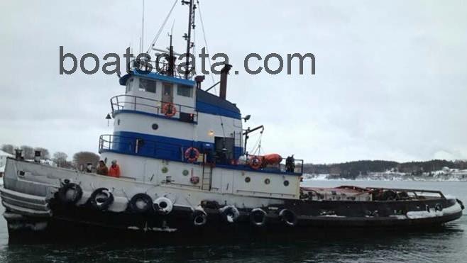 Commercial 29.8m x 9m Tug Ice Class tv detailed specifications and features