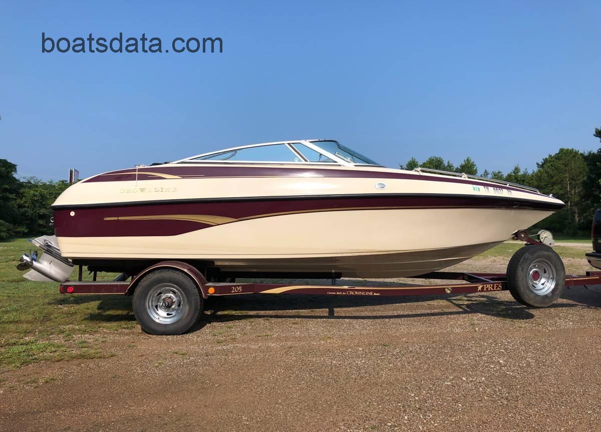 Crownline 205 BR Technical Data 