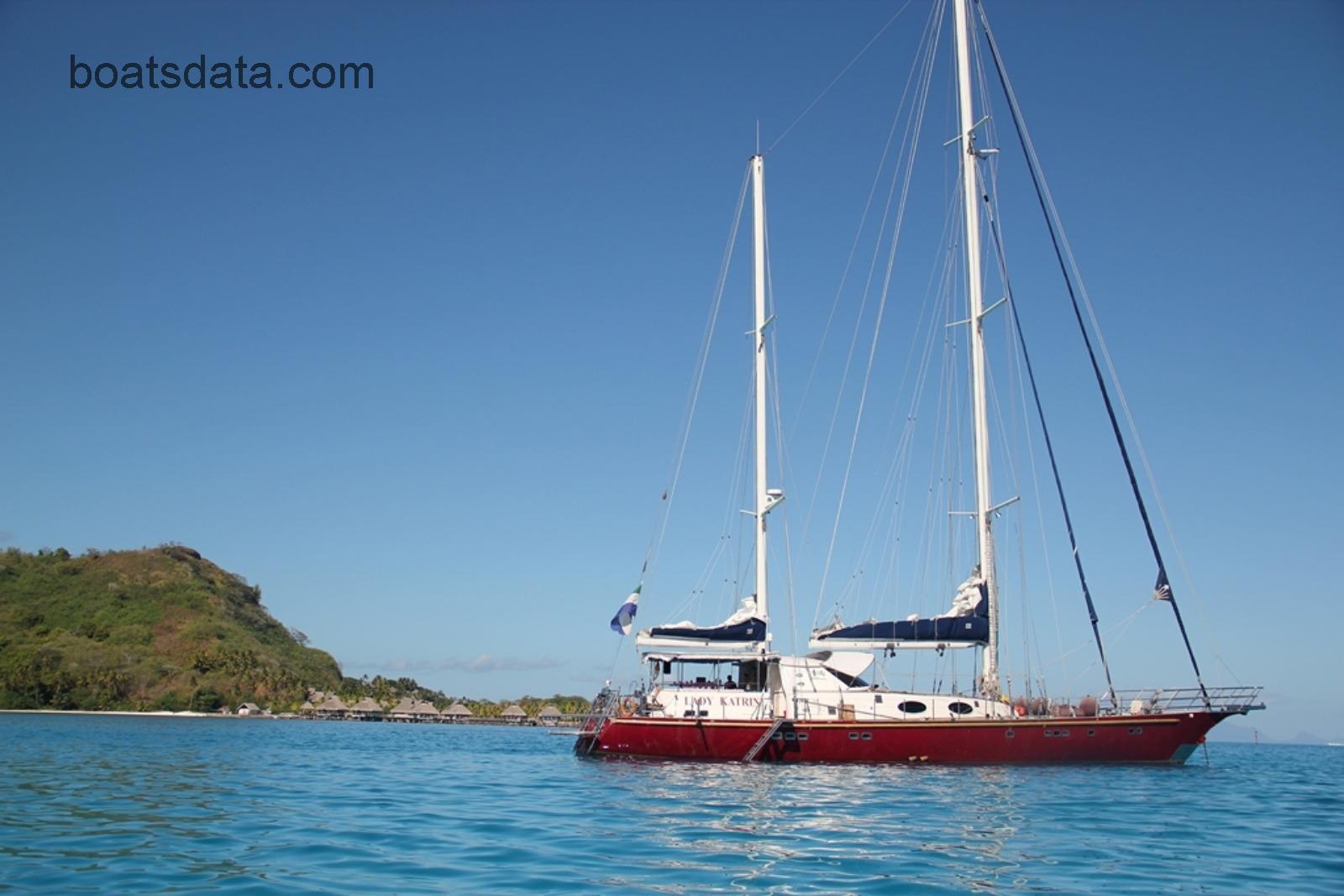 Custom 32.4 m KETCH tv detailed specifications and features