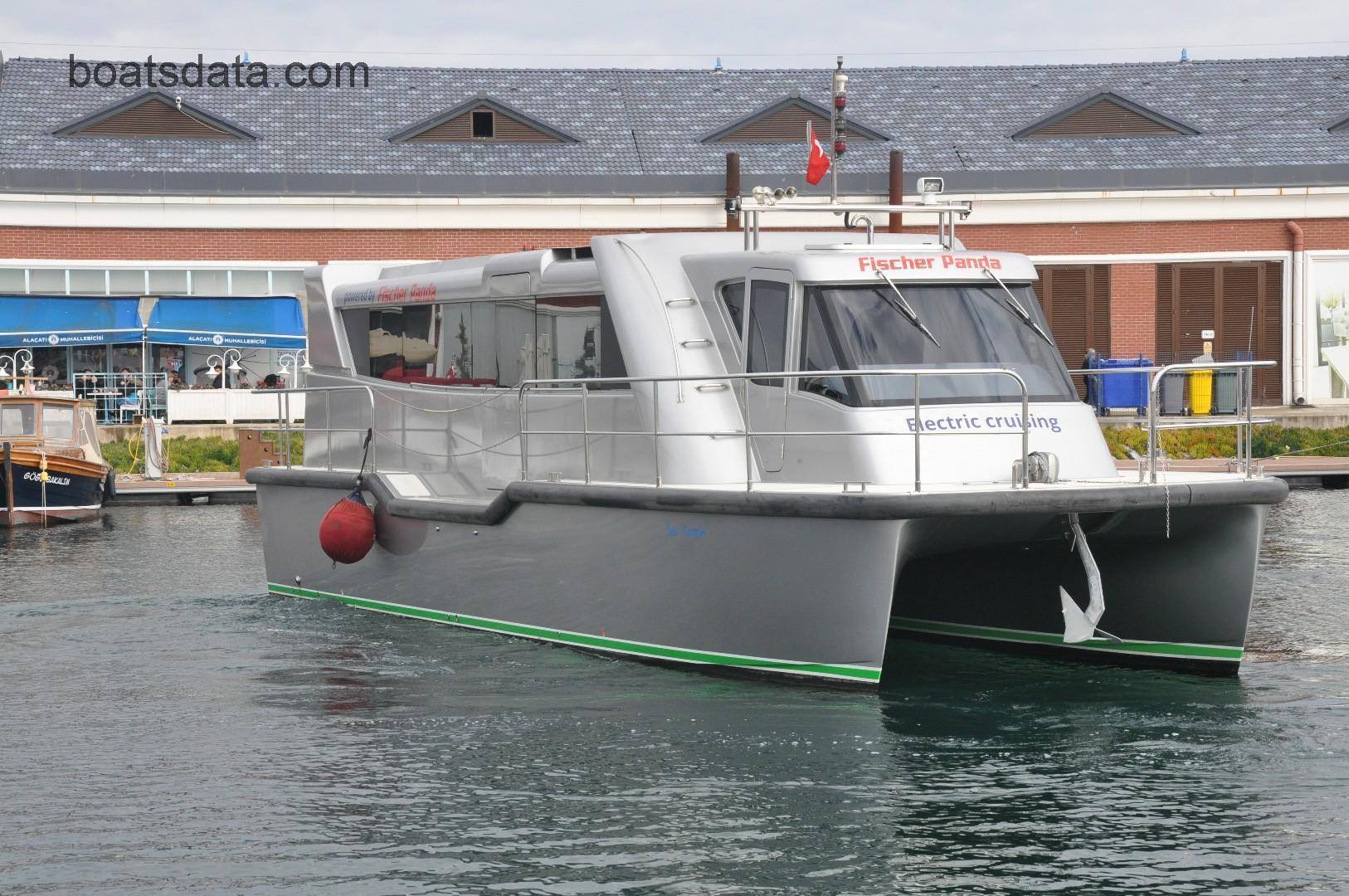 Custom Hybrid Catamaran 42 Technical Data 