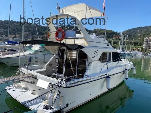 Fairline 36 SEDAN FLY Technical Data 