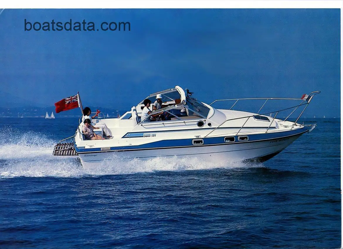 Fairline Sunfury 26 Technical Data 