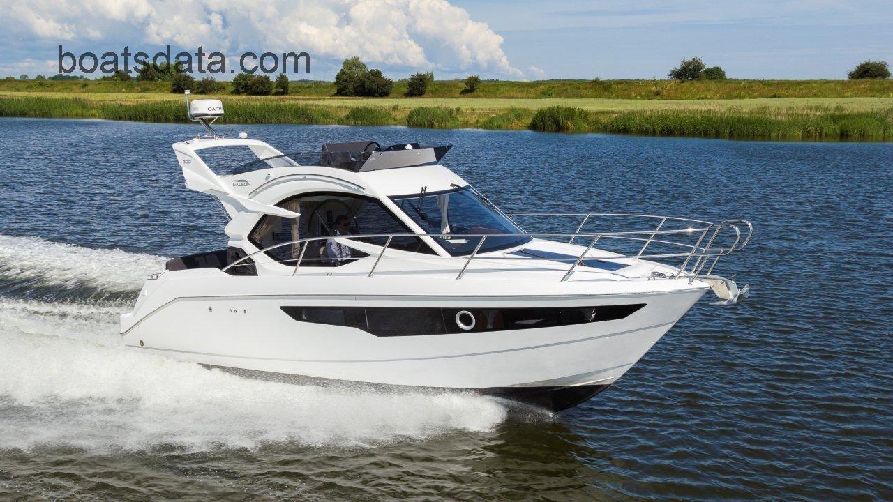 Galeon 300 Flybridge tv detailed specifications and features