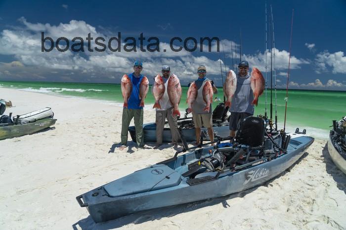 Hobie Mirage Pro Angler 14 With 360 Drive Technical Data 