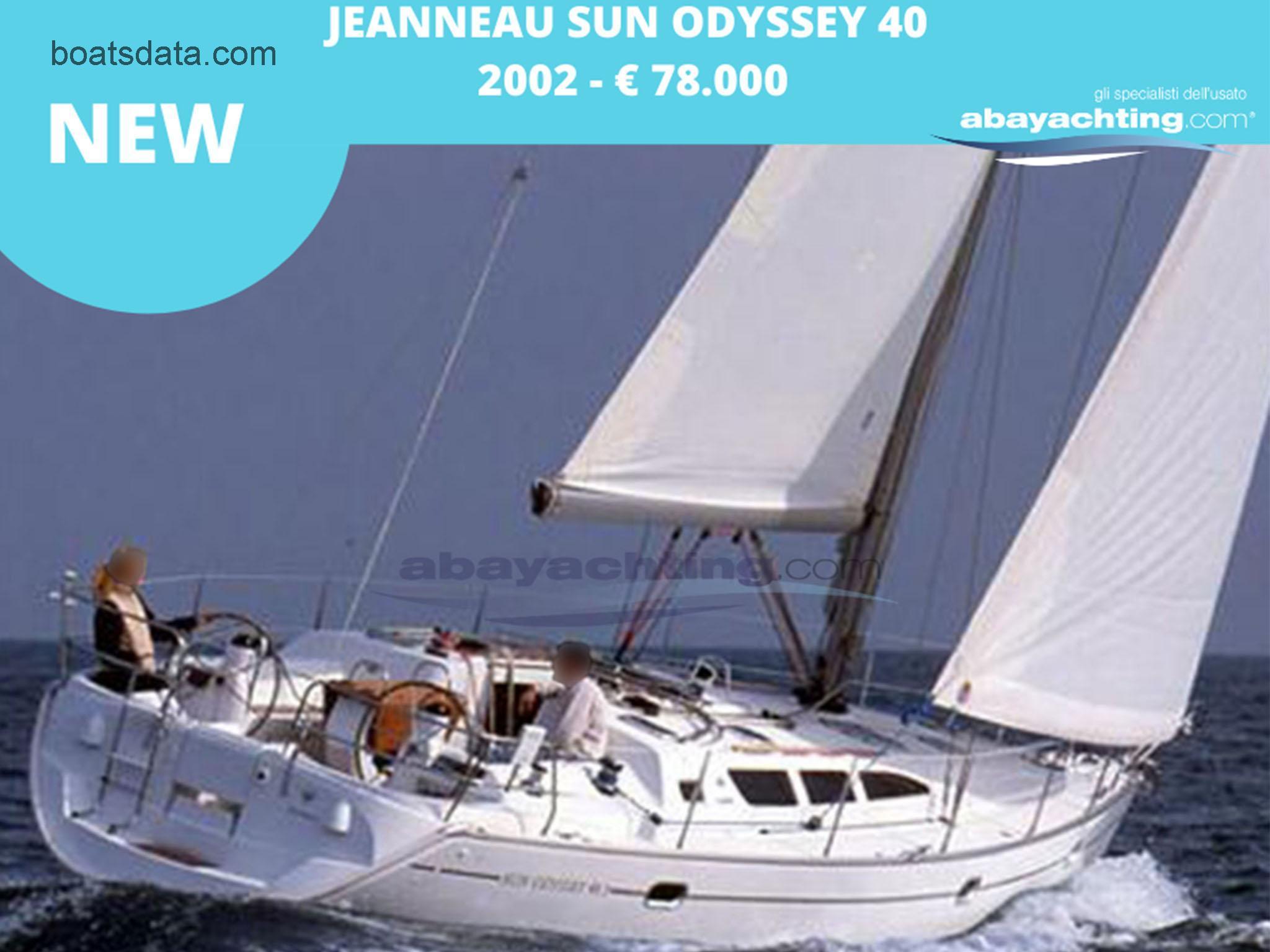 Jeanneau Sun Odyssey 40 Technical Data 