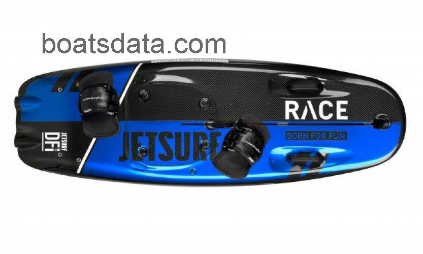 Jetsurf Motorized Sufboard Race DFI Technical Data 