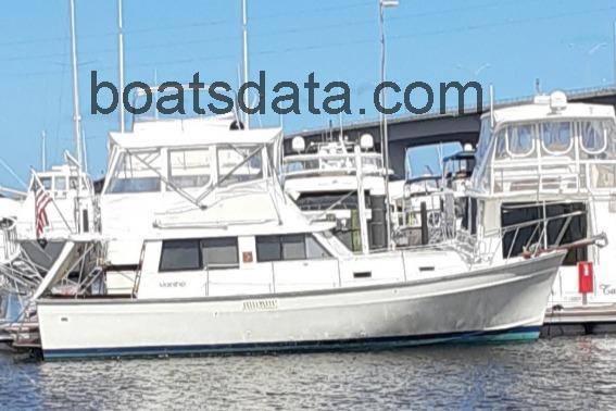 Mainship 34 Trawler Technical Data 