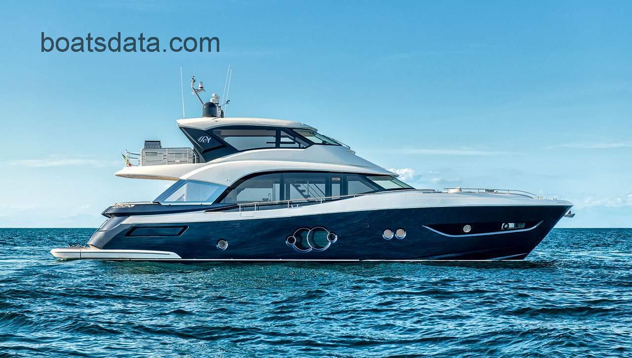 Monte Carlo Yachts Skylounge MCY 76 tv detailed specifications and features