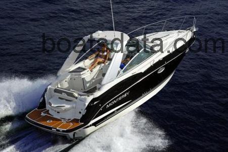 Monterey 295 Sport Yacht tv detailed specifications and features