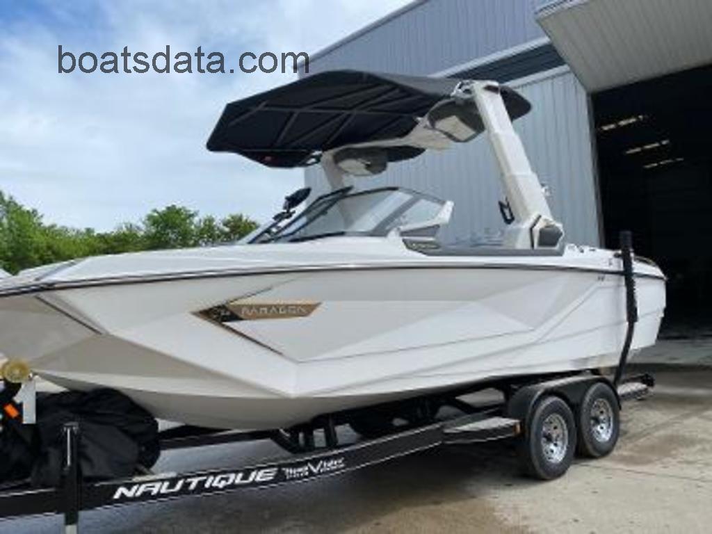 Nautique Super Air Paragon G23 Open Bow tv detailed specifications and features