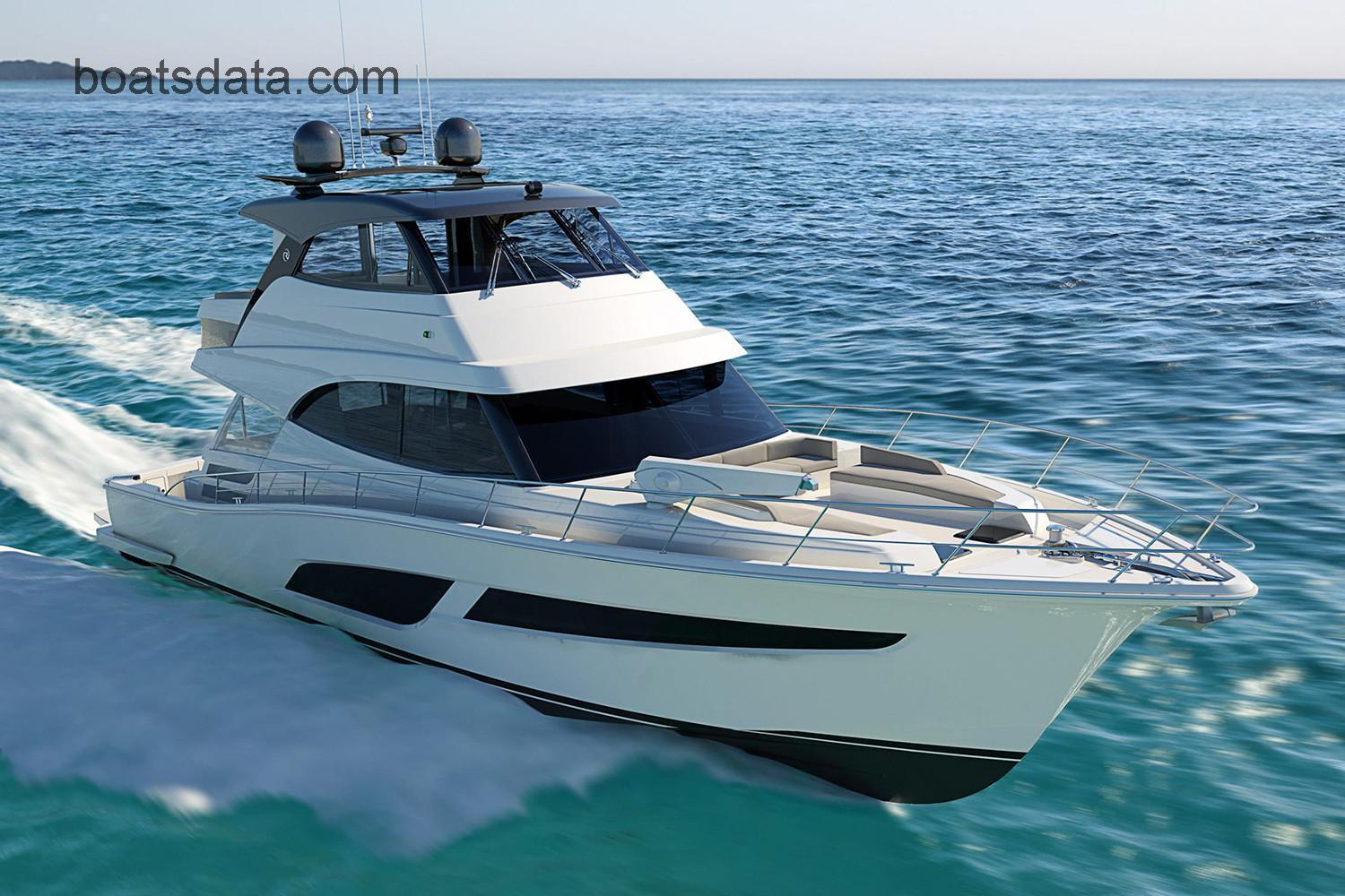 Riviera 64 Sports Motor Yacht Technical Data 