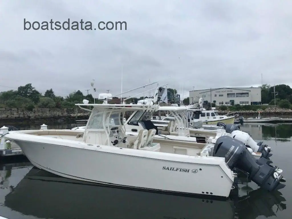 Sailfish 320 Center Console Technical Data 