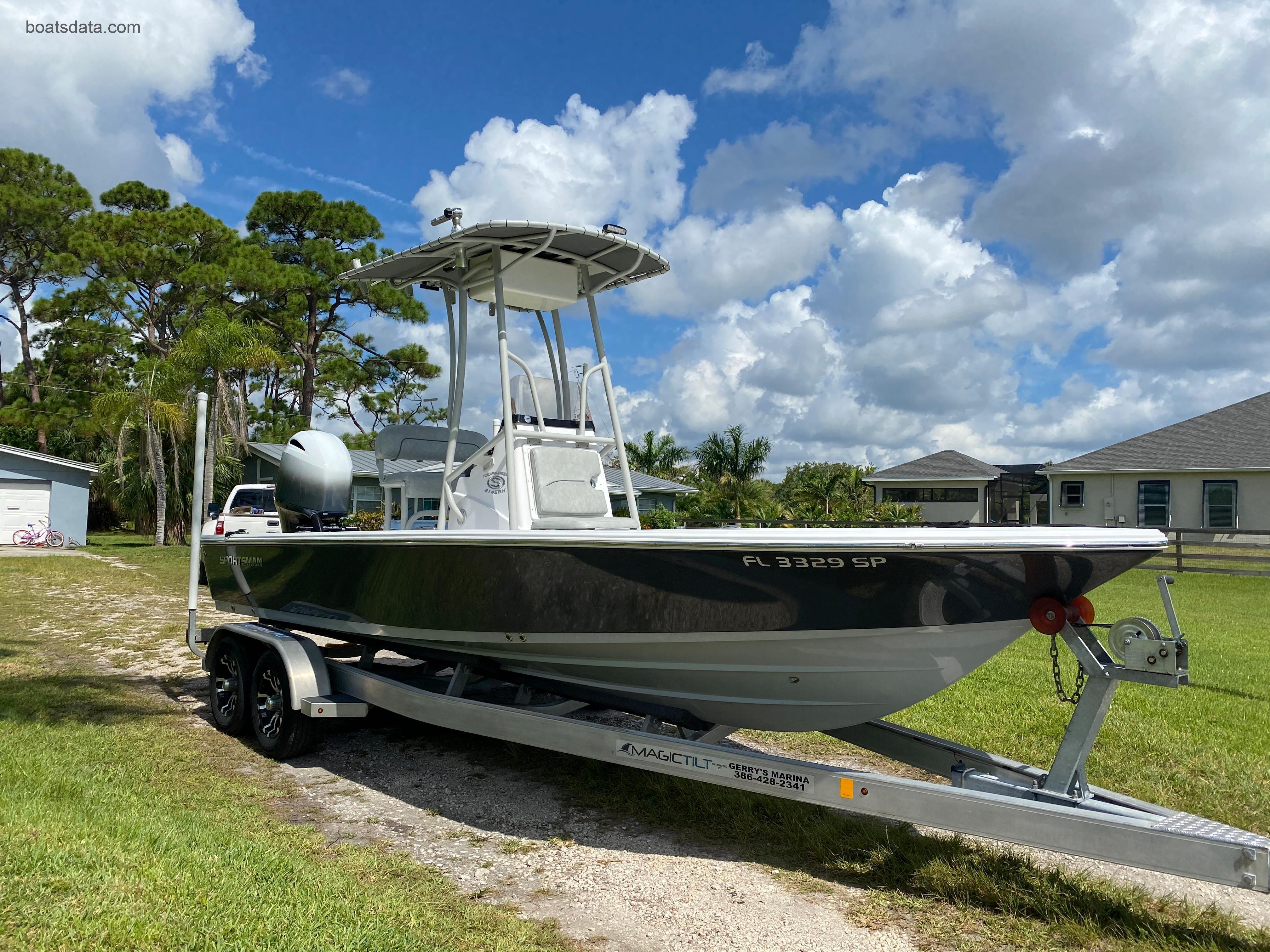 Sportsman 214 Flats Boat Technical Data 