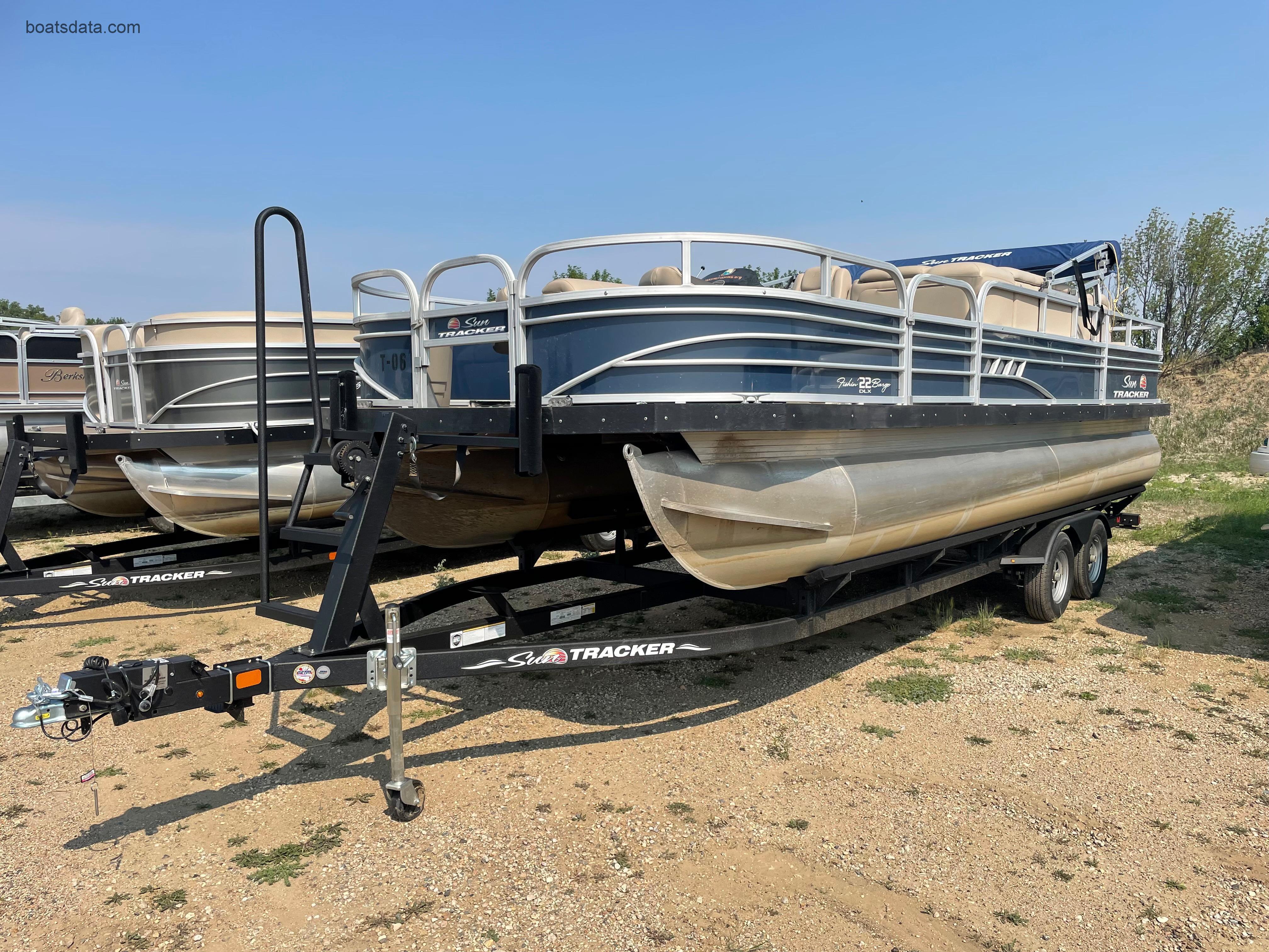 Sun Tracker FISHIN BARGE 22DLX tv detailed specifications and features