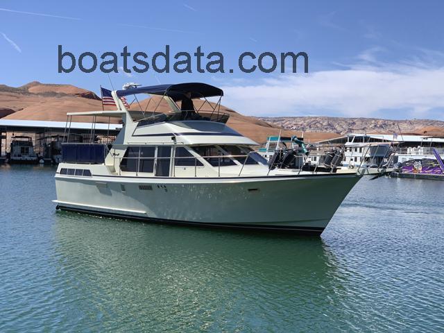 Tollycraft Sundeck Motor Yacht Technical Data 