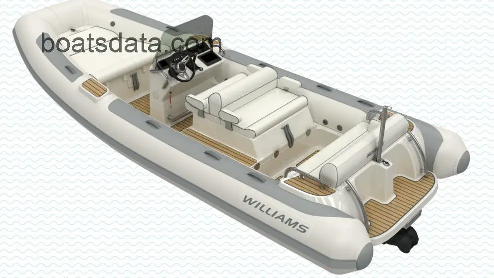 Williams Jet Tenders Dieseljet 565 Technical Data 