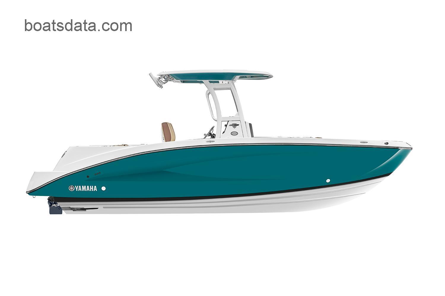 Yamaha Boats 255 FSH SPORT E Technical Data 