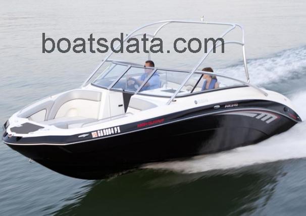 Yamaha Boats AR240 HO tv detailed specifications and features